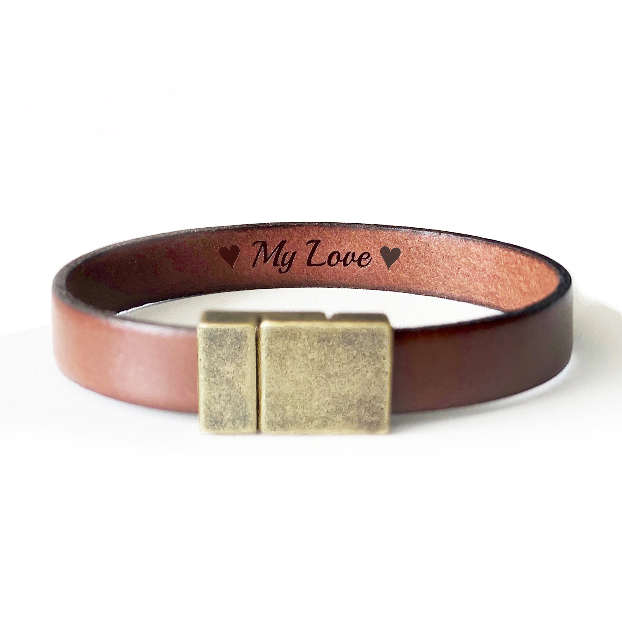 Men's Secret Message Leather Bracelet  Bracelets for boyfriend, Custom leather  bracelets, Leather bracelet